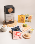 Qi-Cha Moonlit Reunion Gift Tin (2 Mooncakes + 6 Tea Sachets)