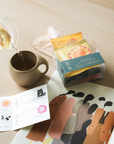 The Fruity Tales Bundle - Complexion, Hair Radiance & Lung-Nourishing Throat Care Tea Bundle (Caffeine-Free)
