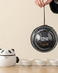 The Panda Teapot Set — Limited Edition Ceramic Travel Teapot, Strainer & 3 Cups with Carry Pouch