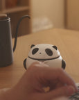 The Panda Teapot Set — Limited Edition Ceramic Travel Teapot, Strainer & 3 Cups with Carry Pouch